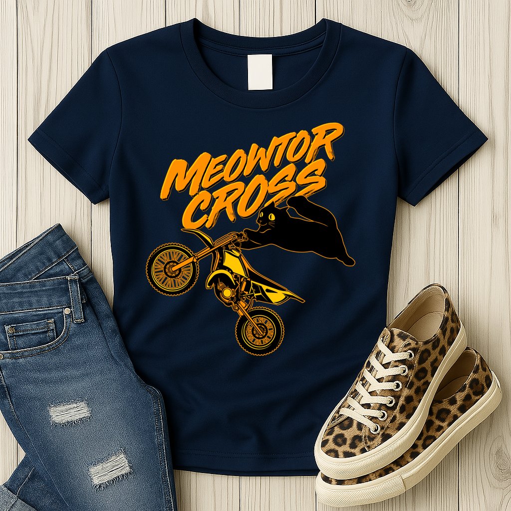 Meowtor Cross Womens T-Shirt