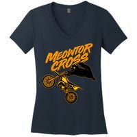 Meowtor Cross Women's V-Neck T-Shirt