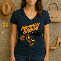 Meowtor Cross Women's V-Neck T-Shirt