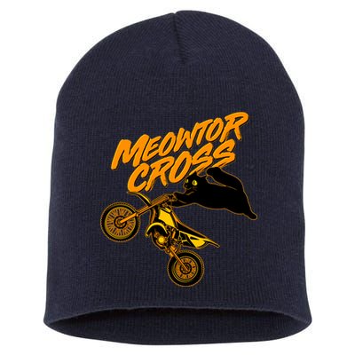 Meowtor Cross Short Acrylic Beanie