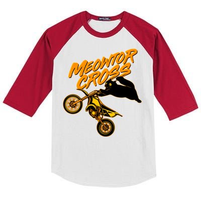 Meowtor Cross Kids Colorblock Raglan Jersey