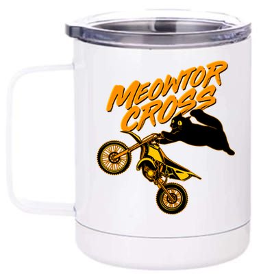 Meowtor Cross 12 oz Stainless Steel Tumbler Cup