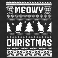 Meowy Cat Ugly Christmas Sweater Cool Comfort Performance Bucket Hat