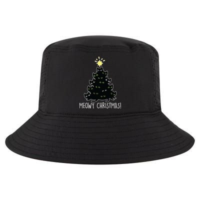 Meowy Christmas Cool Comfort Performance Bucket Hat