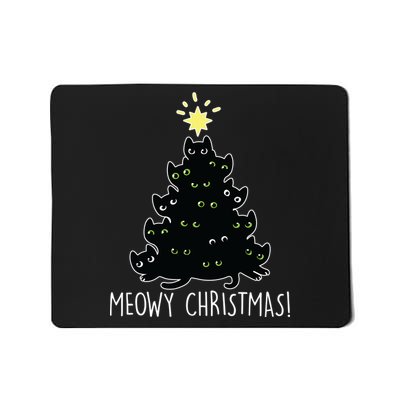 Meowy Christmas Mousepad