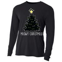 Meowy Christmas Cooling Performance Long Sleeve Crew