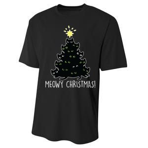 Meowy Christmas Performance Sprint T-Shirt