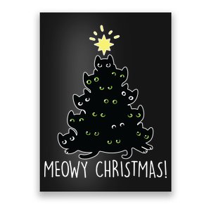 Meowy Christmas Poster