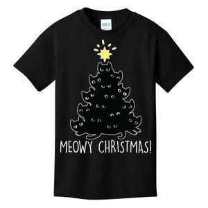 Meowy Christmas Kids T-Shirt