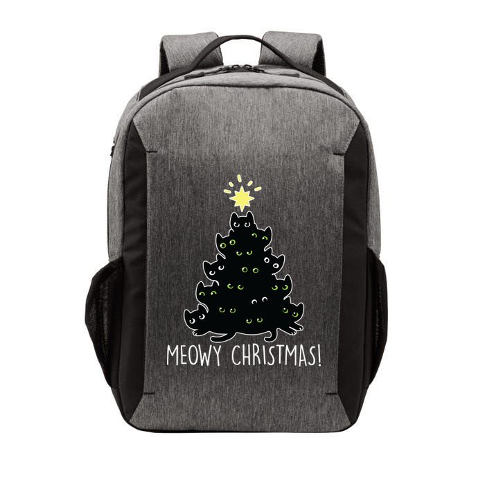 Meowy Christmas Vector Backpack