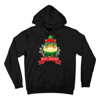 Meowy Christmas Cat Lights Hoodie