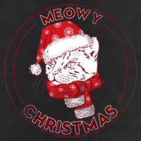 Meowy Christmas Emblem Cool Comfort Performance Bucket Hat
