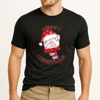 Meowy Christmas Emblem Cooling Performance Crew T-Shirt