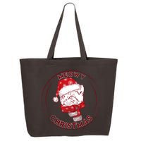 Meowy Christmas Emblem 25L Jumbo Tote