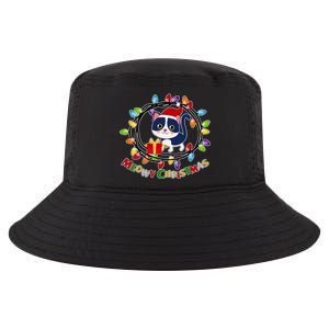 Meowy Christmas Kitty Cool Comfort Performance Bucket Hat