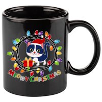 Meowy Christmas Kitty 11oz C Handle Ceramic Mug