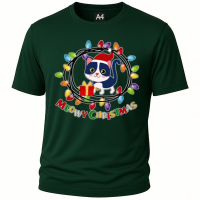 Meowy Christmas Kitty Performance Shirt