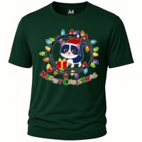 Meowy Christmas Kitty Cooling Performance Crew T-Shirt