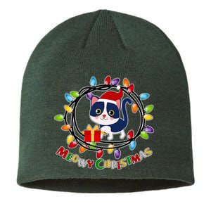 Meowy Christmas Kitty Sustainable Beanie