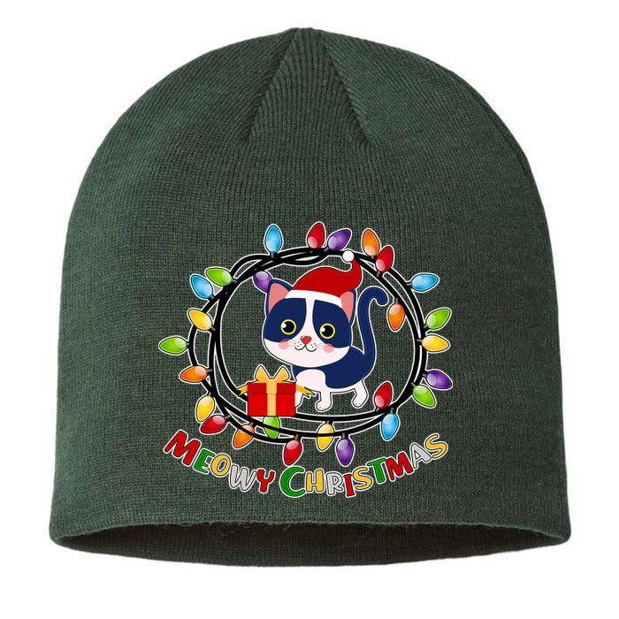 Meowy Christmas Kitty Sustainable Beanie