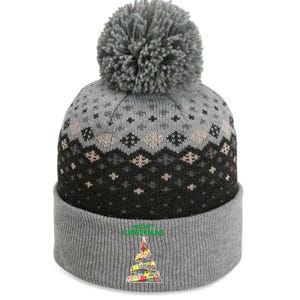 Meowy Christmas Tree For Cat Lovers The Baniff Cuffed Pom Beanie