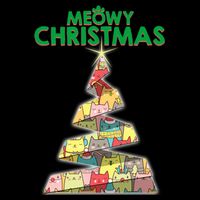Meowy Christmas Tree For Cat Lovers 16oz Travel Tumbler