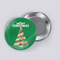 Meowy Christmas Tree For Cat Lovers Button