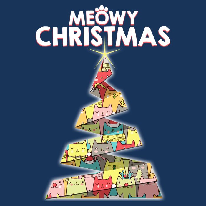 Meowy Christmas Tree For Cat Lovers Infant Baby Jersey Bodysuit