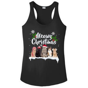 Meowy Christmas Winter Cats Ladies PosiCharge Competitor Racerback Tank