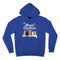 Meowy Christmas Winter Cats Hoodie