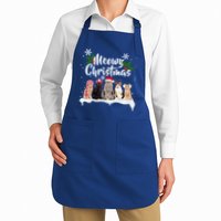 Meowy Christmas Winter Cats Apron