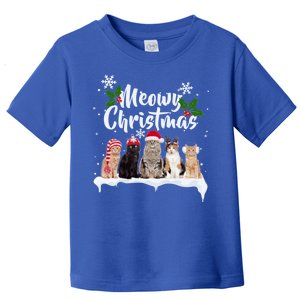 Meowy Christmas Winter Cats Toddler T-Shirt