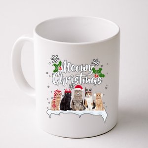 Meowy Christmas Winter Cats Coffee Mug