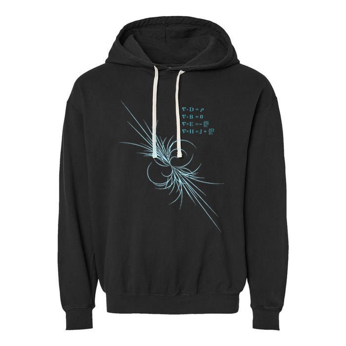 Maxwell Equation Physics Study Science Lover Physicist Garment-Dyed Fleece Hoodie