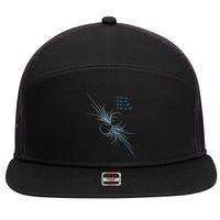 Maxwell Equation Physics Study Science Lover Physicist 7 Panel Mesh Trucker Snapback Hat