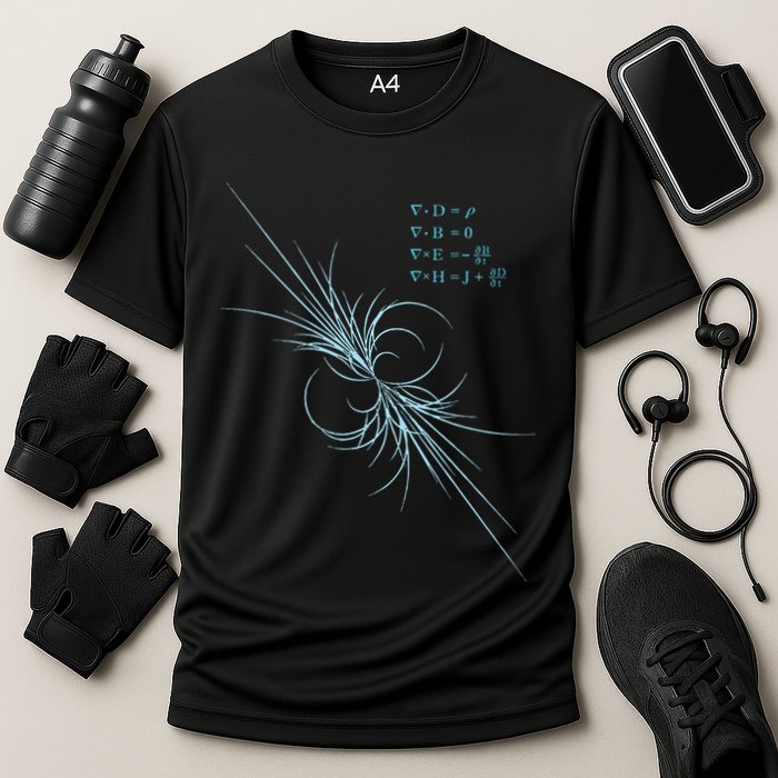 Maxwell Equation Physics Study Science Lover Physicist Performance Shirt