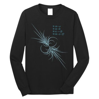 Maxwell Equation Physics Study Science Lover Physicist Long Sleeve Shirt