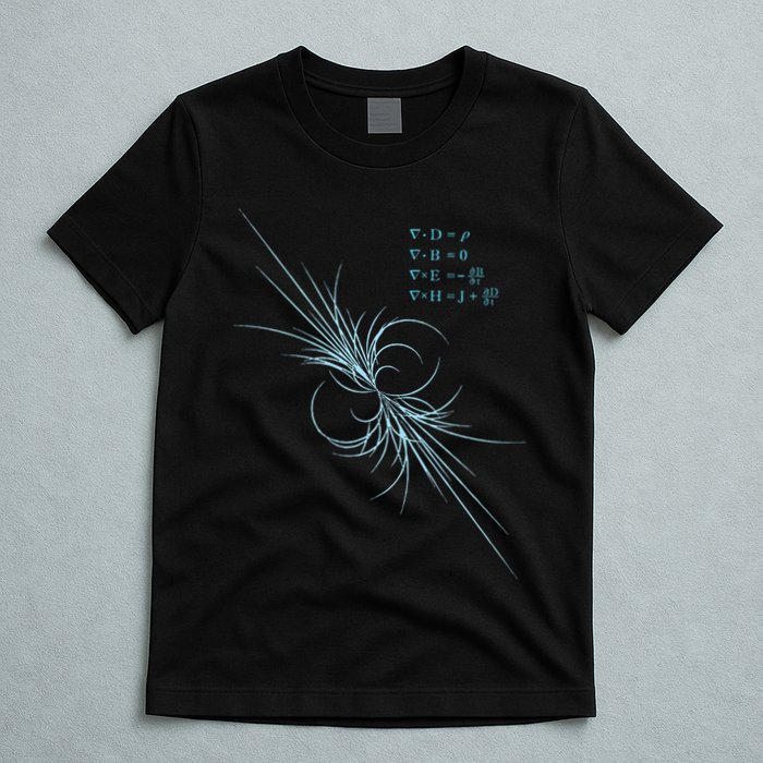 Maxwell Equation Physics Study Science Lover Physicist T-Shirt