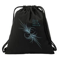 Maxwell Equation Physics Study Science Lover Physicist Drawstring Bag