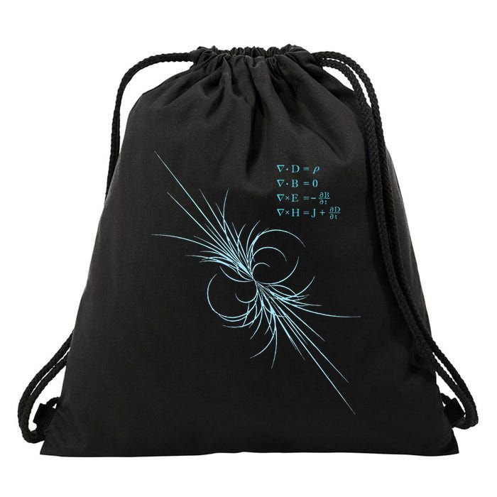 Maxwell Equation Physics Study Science Lover Physicist Drawstring Bag