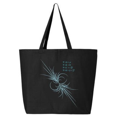 Maxwell Equation Physics Study Science Lover Physicist 25L Jumbo Tote