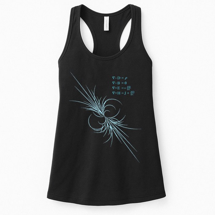 Maxwell Equation Physics Study Science Lover Physicist Womens Tank Top