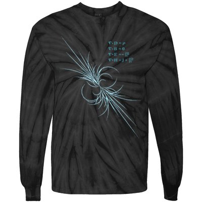 Maxwell Equation Physics Study Science Lover Physicist Tie-Dye Long Sleeve Shirt