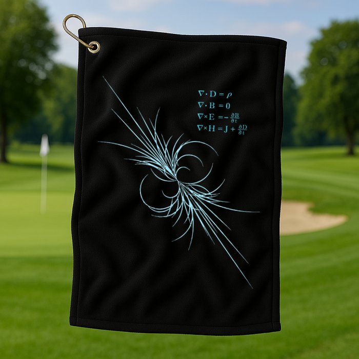 Maxwell Equation Physics Study Science Lover Physicist Golf Towel