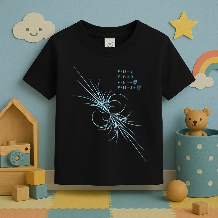 Maxwell Equation Physics Study Science Lover Physicist Toddler T-Shirt