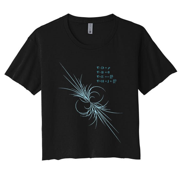 Maxwell Equation Physics Study Science Lover Physicist Crop Top