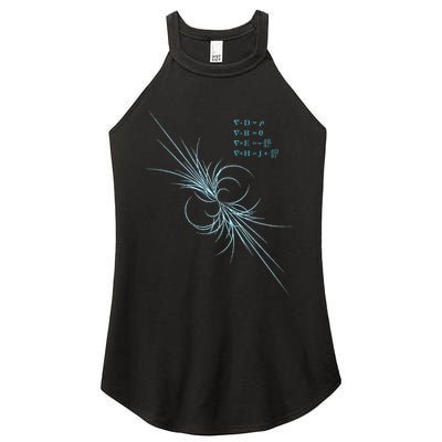 Maxwell Equation Physics Study Science Lover Physicist Women's Perfect Tri Rocker Tank