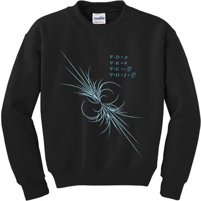 Maxwell Equation Physics Study Science Lover Physicist Kids Sweatshirt