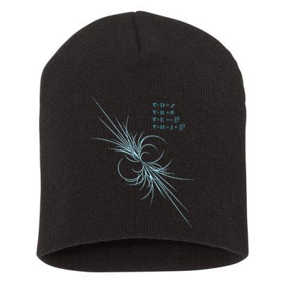 Maxwell Equation Physics Study Science Lover Physicist Short Acrylic Beanie