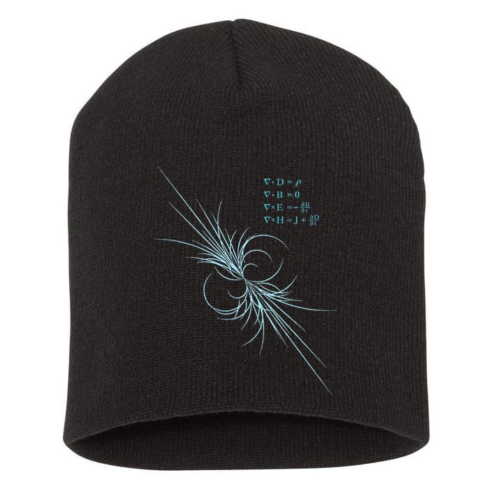 Maxwell Equation Physics Study Science Lover Physicist Short Acrylic Beanie